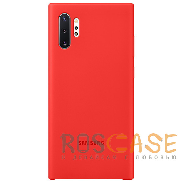 Фото Красный Чехол Silicone Cover для Samsung Galaxy Note 10 Plus