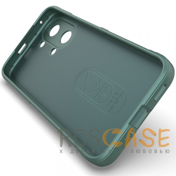 Изображение Зеленый Flex Silicone | Противоударный чехол для Poco X8 Pro Max / Xiaomi Turbo 5 Max с защитой камеры и микрофиброй
