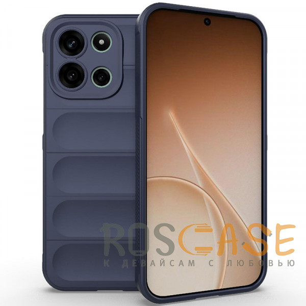 Фото Темно-синий Flex Silicone | Противоударный чехол для OnePlus Nord 6 / CE 6 / Turbo 6 / 6V с защитой камеры