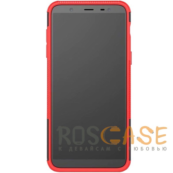 Фото Красный Shield | Противоударный чехол для Samsung Galaxy J8 (2018) с подставкой