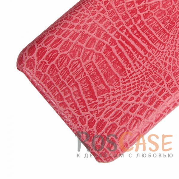 Изображение Розовый Croc | Чехол для Meizu M3 / M3 mini / M3s с текстурой крокодиловой кожи