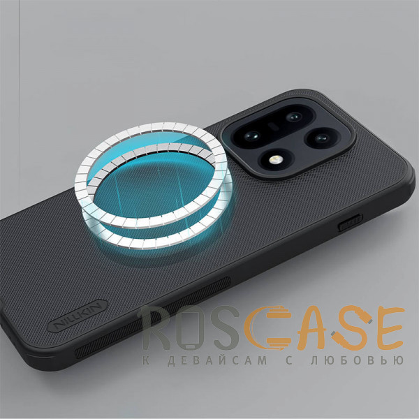 Изображение Черный Nillkin Super Frosted Shield Magnetic | Пластиковый чехол с поддержкой Magsafe для OnePlus 15