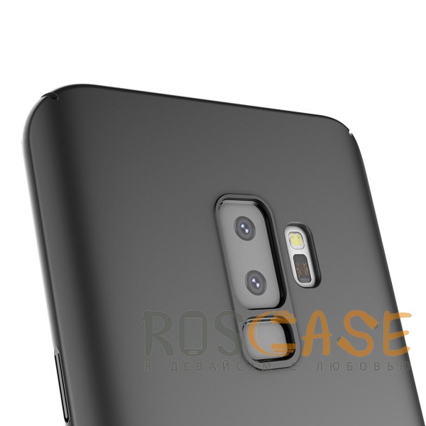 Фотография Черный J-Case THIN | Пластиковый чехол для Samsung Galaxy S9+ с гладким покрытием