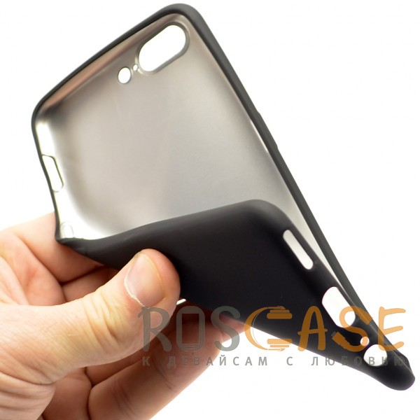 Изображение Черный J-Case THIN | Гибкий силиконовый чехол для OnePlus 5