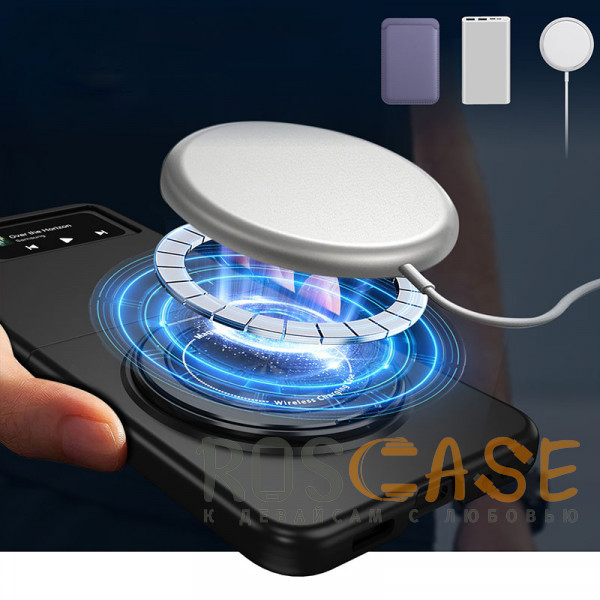 Фотография Черный Matte Shield Ring | Тонкий пластиковый чехол с кольцом Magsafe для Samsung Galaxy Z Flip 4