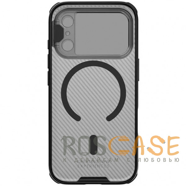 Фотография Серый Nillkin CamShield Prop Magnetic | Полупрозрачный чехол из пластика и TPU с поддержкой MagSafe и защитой камеры для iPhone 17 Pro