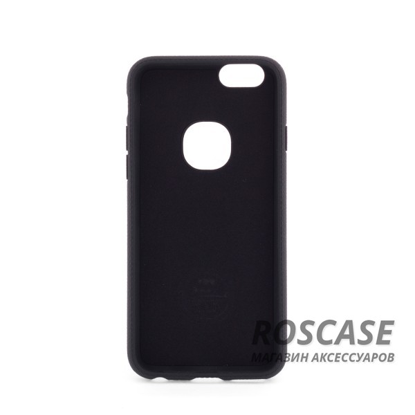 Фотография Черный iPaky | Силиконовый чехол с имитацией кожи для iPhone 6 / 6s