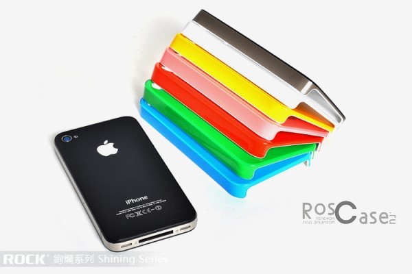 Пластиковая накладка ROCK Shining Series Naked Ultra Thin для Iphone 4/4S