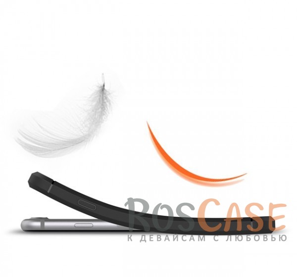 Фотография Черный Ударопрочный матовый чехол c защитой от перегрева для Apple iPhone 7 plus / 8 plus (5.5")