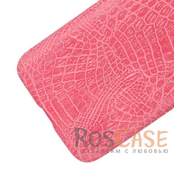 Изображение Розовый Стильный защитный чехол-накладка с текстурой крокодиловой кожи для Xiaomi Mi 6