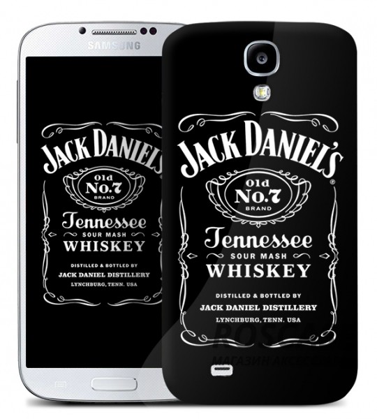 фото оригинальный чехол «Jack Daniel's» для Samsung Galaxy S4 / Galaxy S4 mini (+ пленка)