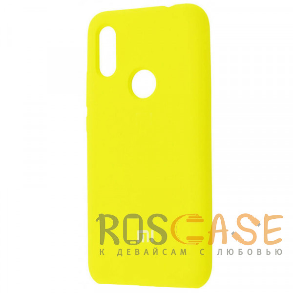 Фото Желтый Чехол Silicone Cover для Xiaomi Redmi 7