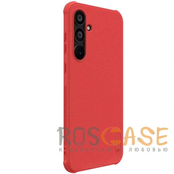 Фотография Красный Nillkin Super Frosted Shield Pro | Матовый чехол из пластика и ТПУ для Samsung Galaxy A55