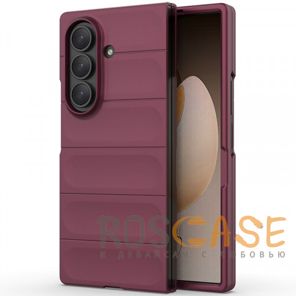 Фотография Бордовый Flex Matte | Пластиковый чехол с Soft Touch покрытием для Samsung Galaxy Z Fold 7