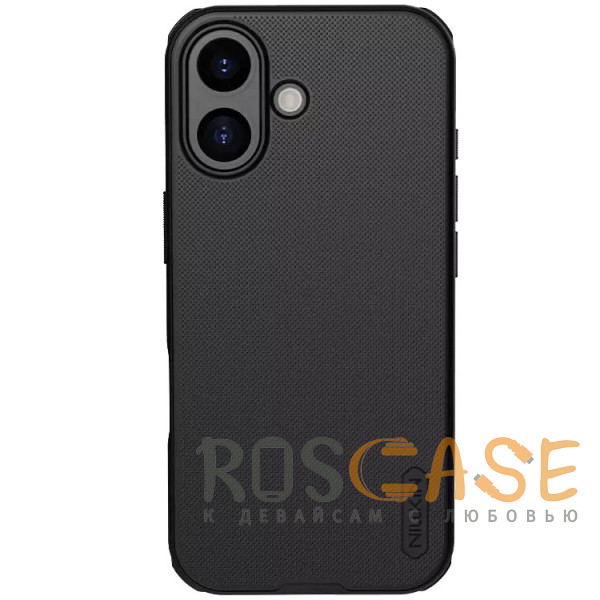 Фото Черный Nillkin Super Frosted Shield Magnetic | Пластиковый чехол с поддержкой магнитной зарядки Magsafe для iPhone 17