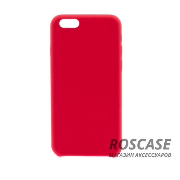Фотография Красный Ультратонкая кожаная PU накладка для Apple iPhone 6/6s (4.7")