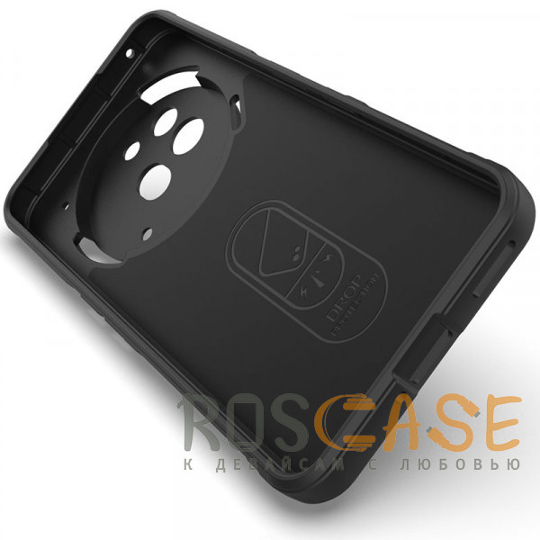 Изображение Черный Flex Silicone | Противоударный чехол для Nothing Phone 3a Pro с защитой камеры и микрофиброй