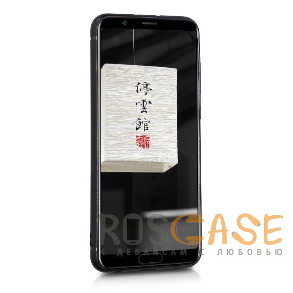 Изображение Черный Силиконовый чехол для Huawei Honor 10 с матовым покрытием soft touch