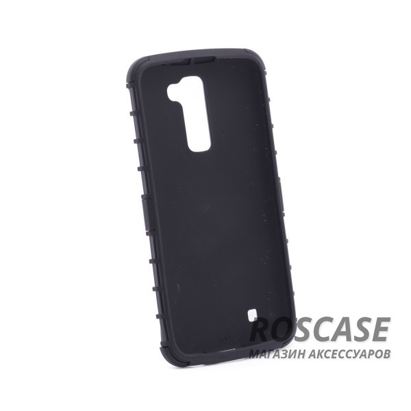 Изображение Черный Shield | Противоударный чехол для LG K10 K410/K430DS с подставкой