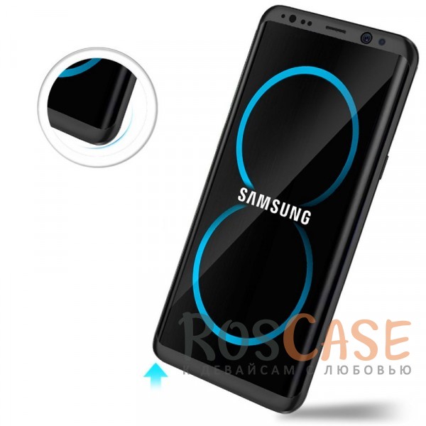 Фотография Черный Vmax CP+ | Стекло 3D для Samsung G955 Galaxy S8 Plus на весь экран