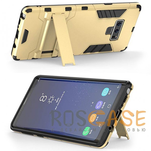 Изображение Золотой / Champagne Gold Transformer | Противоударный чехол для Samsung Galaxy Note 9 с мощной защитой корпуса
