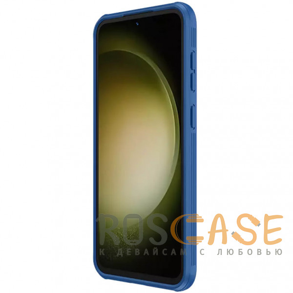 Изображение Синий Nillkin CamShield Pro | Чехол из пластика и TPU с защитой камеры для Samsung Galaxy S23 FE