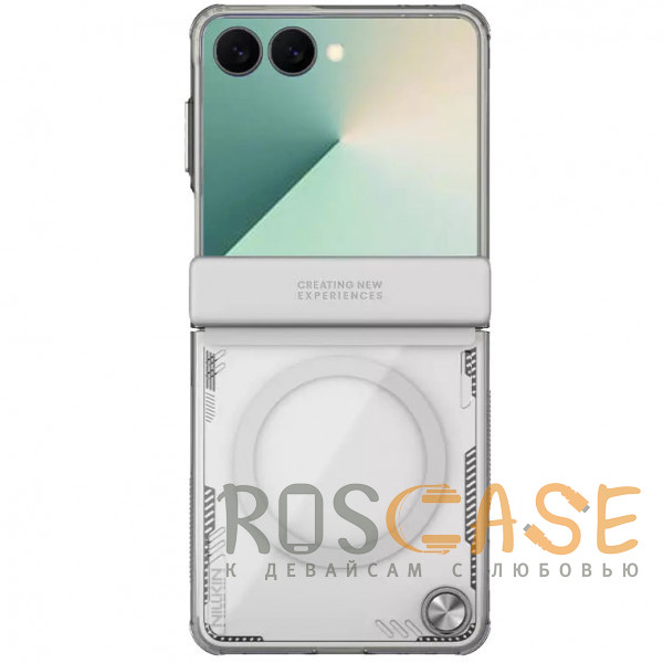 Фотография Серый Nillkin Iceblade Magnetic | Полупрозрачный чехол с поддержкой Magsafe для Samsung Galaxy Z Flip 7
