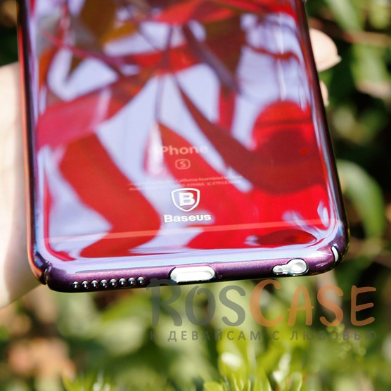 Фотография Stream Gold Baseus Glass | Глянцевый чехол для Apple iPhone 6/6s plus (5.5") в зеркальной расцветке с переливом