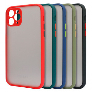 Противоударный матовый полупрозрачный чехол  для iPhone 11 Pro