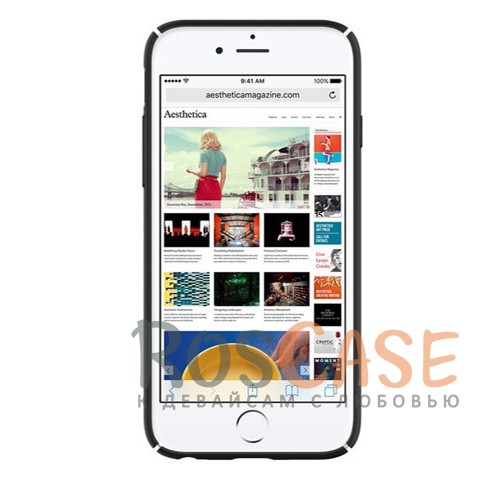 Фотография Черный Накладка Just Must Croco III Collection для Apple iPhone 6/6s (4.7")