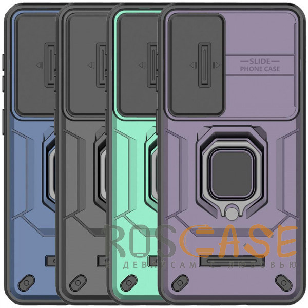 Фото Transformer Ring Holder | Противоударный чехол с кольцом и шторкой камеры для Samsung Galaxy S26 Plus