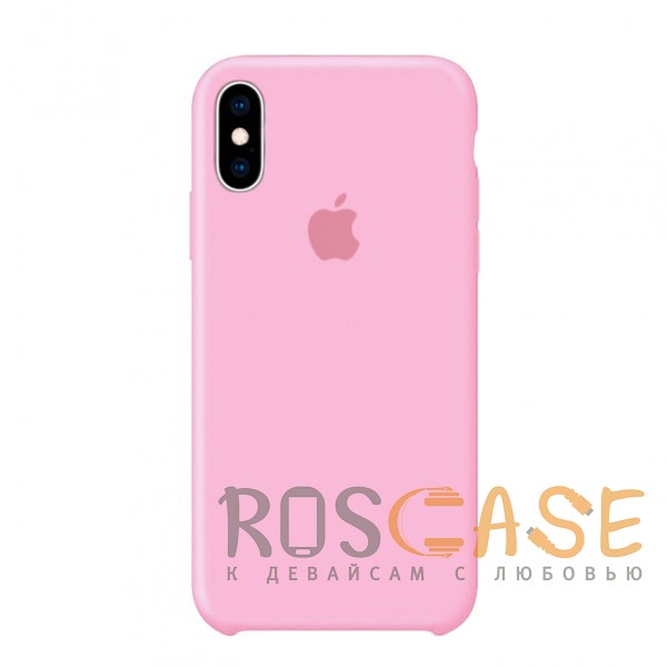 Фото Нежно-розовый Чехол Silicone Case для iPhone XS Max