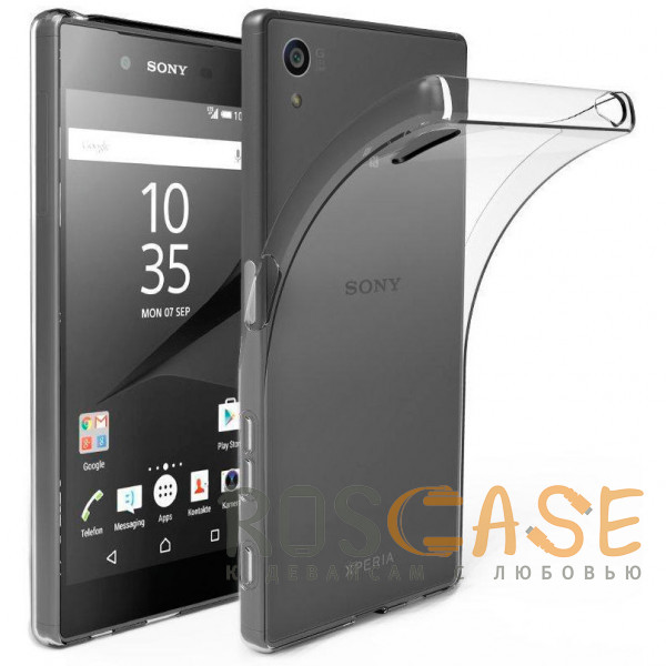 Фото Прозрачный силиконовый чехол для Sony Xperia XA1 Plus (Dual)