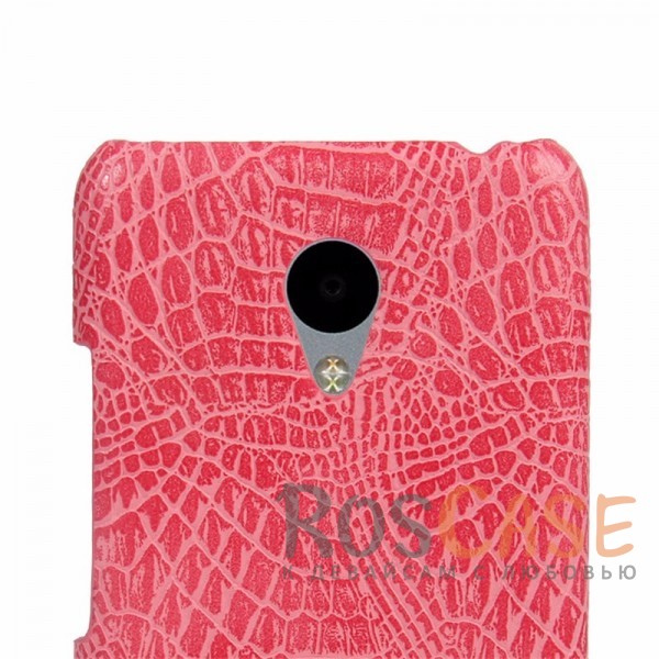 Фото Розовый Croc | Чехол для Meizu M3 / M3 mini / M3s с текстурой крокодиловой кожи