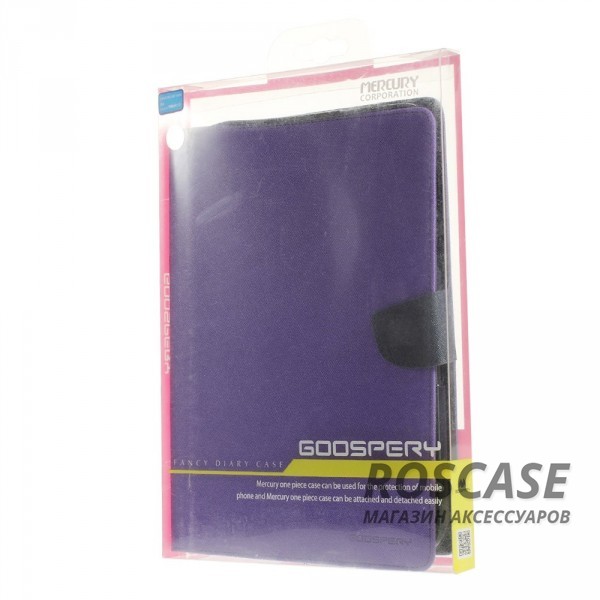 Изображение Фиолетовый / Синий Mercury Fancy Diary | Чехол-книжка для Samsung Galaxy Tab 4 10.1