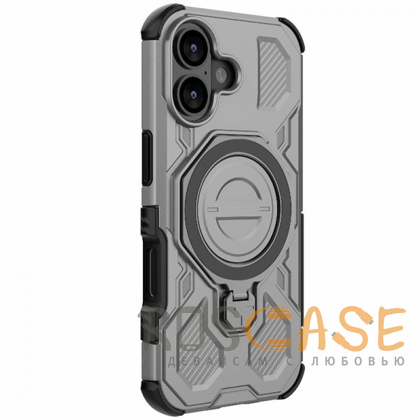 Фото Серый Magnus | Противоударный чехол с Magsafe для iPhone 17