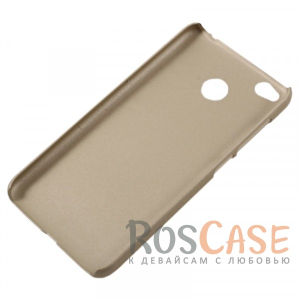Фотография Золотой Матовый пластиковый защитный чехол-накладка с защитой боковых граней для Xiaomi Redmi 4X