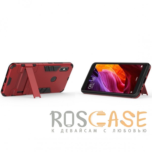 Изображение Красный / Dante Red Transformer | Противоударный чехол для Xiaomi Redmi Note 5 Pro / (DC) с мощной защитой корпуса