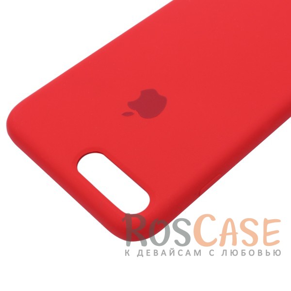 Изображение Красный / Red Оригинальный силиконовый чехол для Apple iPhone 7 plus (5.5") (реплика)