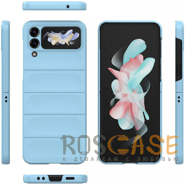 Изображение Голубой Flex Matte | Пластиковый чехол с Soft Touch покрытием для Samsung Galaxy Z Flip 4