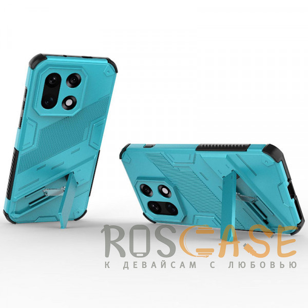 Фотография Голубой Megatron | Противоударный чехол-подставка для OnePlus 15 5G с защитой камеры