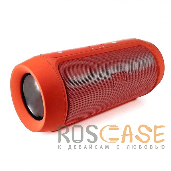 Изображение Красный Портативная Bluetooth колонка в алюминиевом корпусе с USB входом для флешки