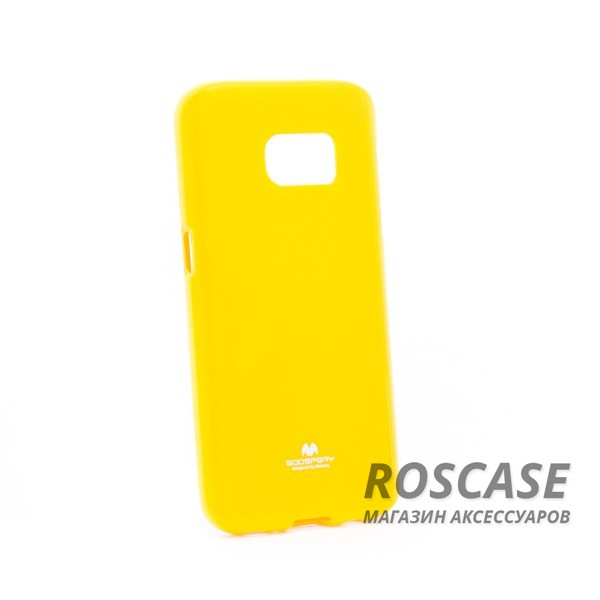 Изображение Желтый Mercury Jelly Pearl Color | Яркий силиконовый чехол для для Samsung G930F Galaxy S7