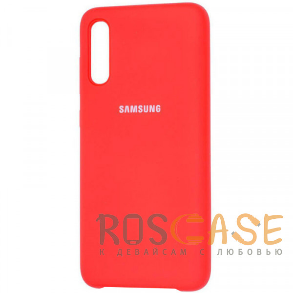 Фото Красный Чехол Silicone Cover для Samsung Galaxy A70 (A705F)