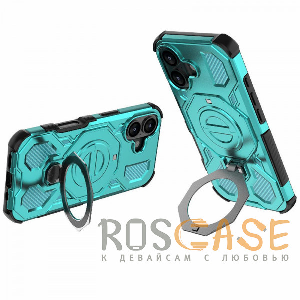 Фотография Голубой Magnus | Противоударный чехол с Magsafe для iPhone 17