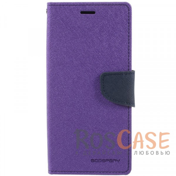Фото Фиолетовый / Синий Mercury Fancy Diary | Чехол-книжка для Samsung G615 Galaxy J7 Max