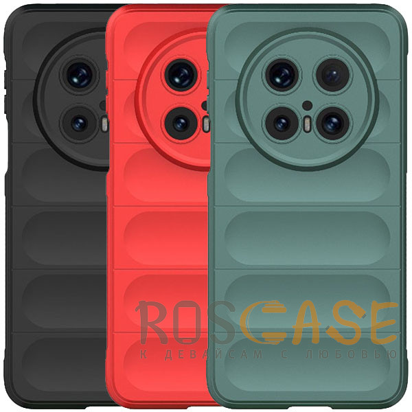 Фото Flex Silicone | Противоударный чехол для Huawei Mate 70 Pro / 70 Pro Plus с защитой камеры и микрофиброй