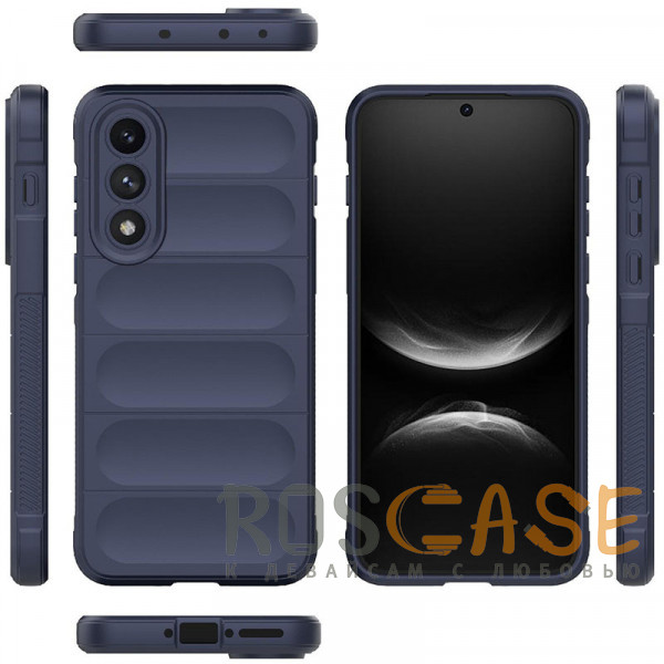 Фото Темно-синий Flex Silicone | Противоударный чехол для OnePlus Nord 5 5G / Ace 5 Ultra с защитой камеры и микрофиброй