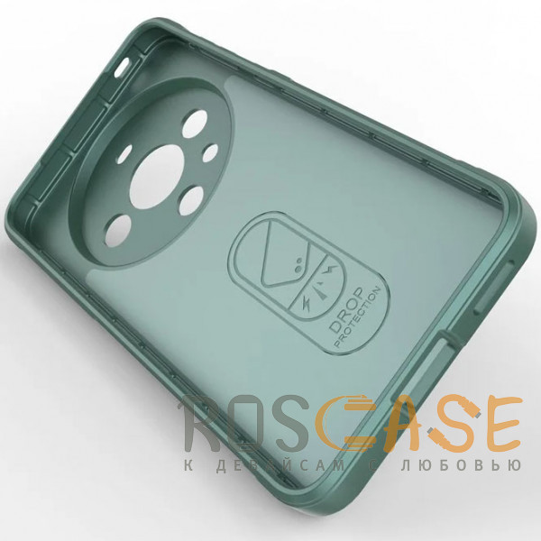 Изображение Зеленый Flex Silicone | Противоударный чехол для Huawei Mate 60 Pro с защитой камеры и микрофиброй