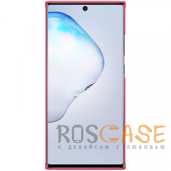 Изображение Красный Nillkin Super Frosted Shield | Матовый пластиковый чехол для Samsung Galaxy Note 20 Ultra
